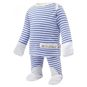 Scratch Sleeves Striped 2-Piece Pajamas - Built In Mittens - 21-24 Months - NWT
